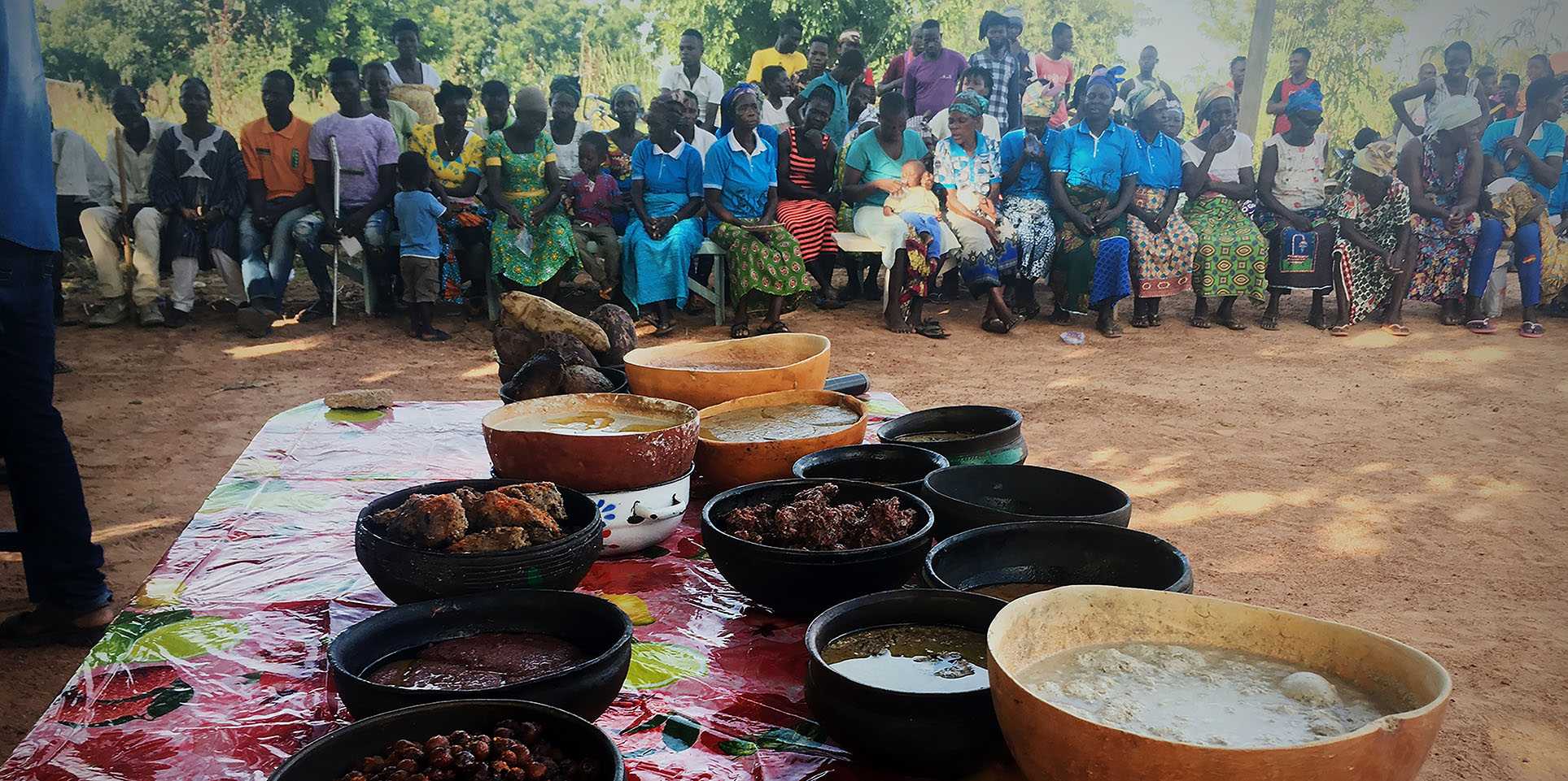 Enlarged view: Food system celebration in Gowrie-Kunkwa